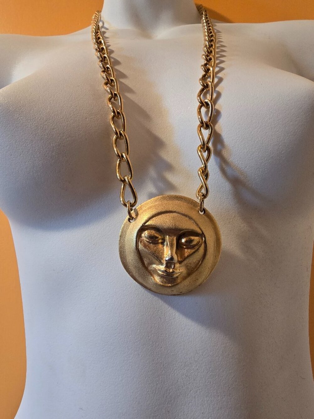 Gold Moon Necklace